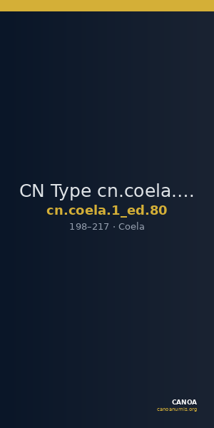 CN Type cn.coela.1_ed.80 — CANOA