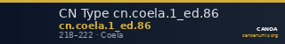 CN Type cn.coela.1_ed.86 — CANOA