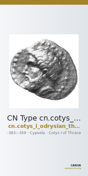 CN Type cn.cotys_i_odrysian_thrace.1_ed.1 — CANOA