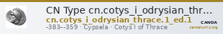 CN Type cn.cotys_i_odrysian_thrace.1_ed.1 — CANOA