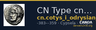 CN Type cn.cotys_i_odrysian_thrace.1_ed.2 — CANOA