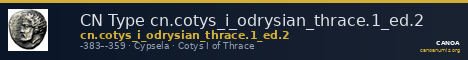 CN Type cn.cotys_i_odrysian_thrace.1_ed.2 — CANOA