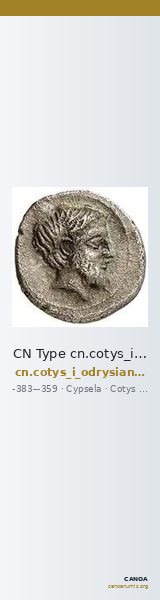 CN Type cn.cotys_i_odrysian_thrace.1_ed.3 — CANOA