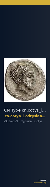 CN Type cn.cotys_i_odrysian_thrace.1_ed.3 — CANOA