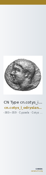 CN Type cn.cotys_i_odrysian_thrace.1_ed.4 — CANOA