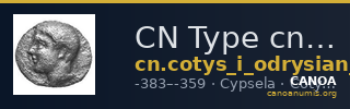 CN Type cn.cotys_i_odrysian_thrace.1_ed.4 — CANOA