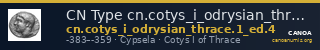 CN Type cn.cotys_i_odrysian_thrace.1_ed.4 — CANOA