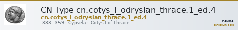 CN Type cn.cotys_i_odrysian_thrace.1_ed.4 — CANOA