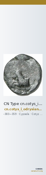 CN Type cn.cotys_i_odrysian_thrace.1_ed.5 — CANOA