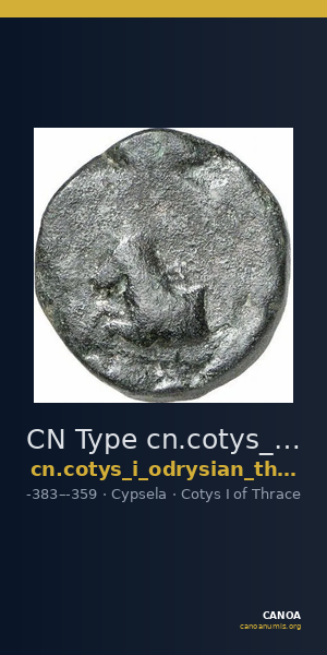 CN Type cn.cotys_i_odrysian_thrace.1_ed.5 — CANOA