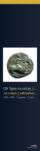 CN Type cn.cotys_i_odrysian_thrace.1_ed.7 — CANOA