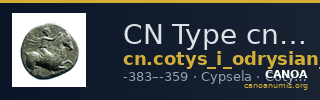 CN Type cn.cotys_i_odrysian_thrace.1_ed.7 — CANOA