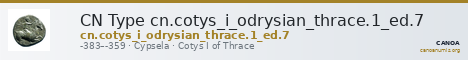 CN Type cn.cotys_i_odrysian_thrace.1_ed.7 — CANOA