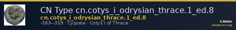 CN Type cn.cotys_i_odrysian_thrace.1_ed.8 — CANOA