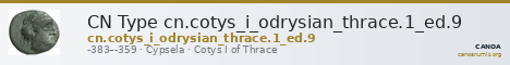 CN Type cn.cotys_i_odrysian_thrace.1_ed.9 — CANOA