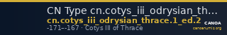 CN Type cn.cotys_iii_odrysian_thrace.1_ed.2 — CANOA