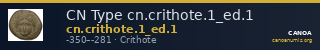 CN Type cn.crithote.1_ed.1 — CANOA
