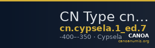 CN Type cn.cypsela.1_ed.7 — CANOA