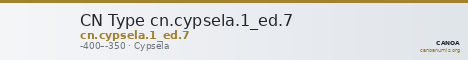 CN Type cn.cypsela.1_ed.7 — CANOA