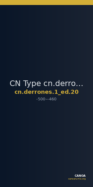 CN Type cn.derrones.1_ed.20 — CANOA