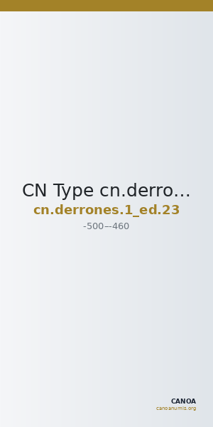 CN Type cn.derrones.1_ed.23 — CANOA