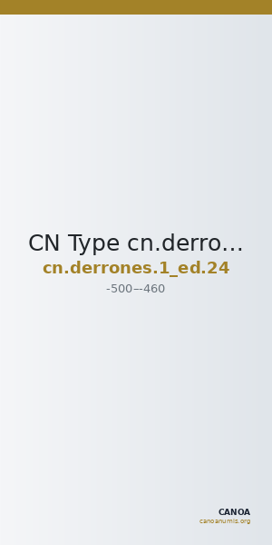 CN Type cn.derrones.1_ed.24 — CANOA