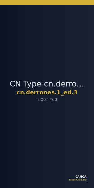 CN Type cn.derrones.1_ed.3 — CANOA
