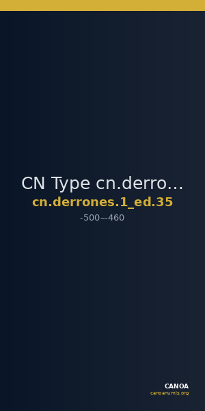 CN Type cn.derrones.1_ed.35 — CANOA