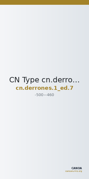 CN Type cn.derrones.1_ed.7 — CANOA