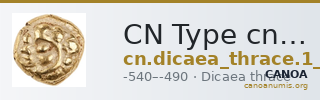 CN Type cn.dicaea_thrace.1_ed.1 — CANOA
