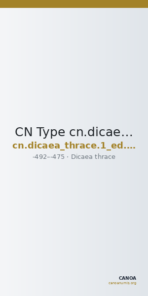 CN Type cn.dicaea_thrace.1_ed.11 — CANOA