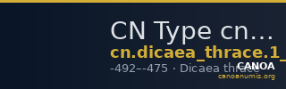 CN Type cn.dicaea_thrace.1_ed.11 — CANOA