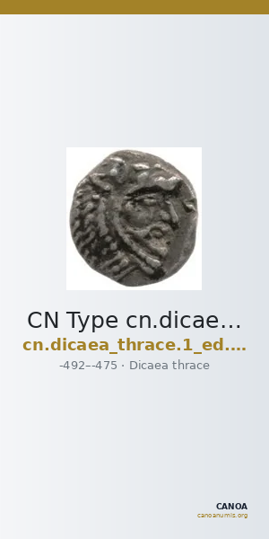 CN Type cn.dicaea_thrace.1_ed.12 — CANOA