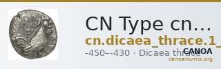 CN Type cn.dicaea_thrace.1_ed.21 — CANOA
