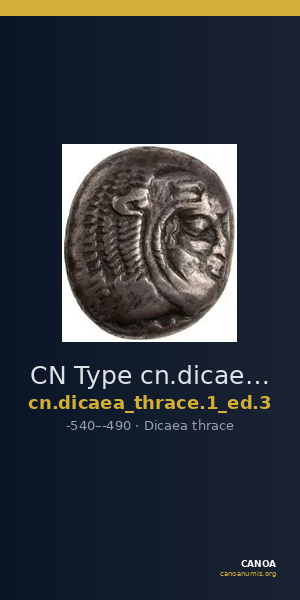 CN Type cn.dicaea_thrace.1_ed.3 — CANOA