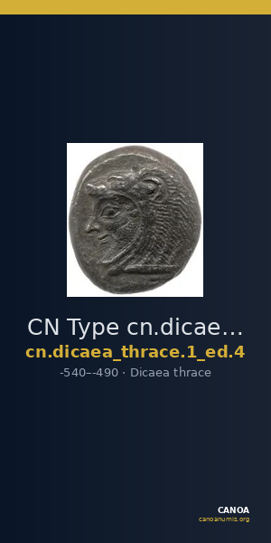 CN Type cn.dicaea_thrace.1_ed.4 — CANOA