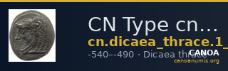 CN Type cn.dicaea_thrace.1_ed.4 — CANOA