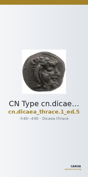 CN Type cn.dicaea_thrace.1_ed.5 — CANOA