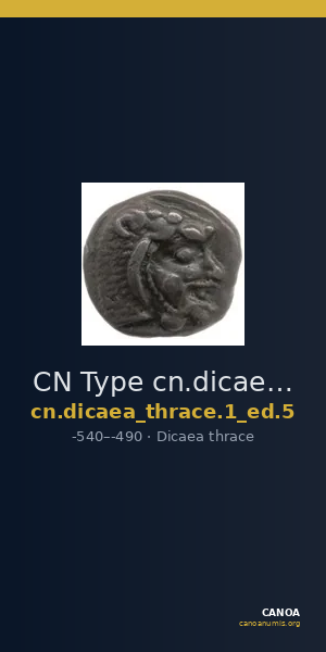 CN Type cn.dicaea_thrace.1_ed.5 — CANOA