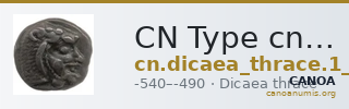 CN Type cn.dicaea_thrace.1_ed.5 — CANOA