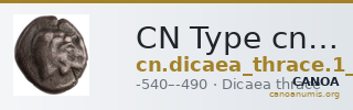 CN Type cn.dicaea_thrace.1_ed.7 — CANOA
