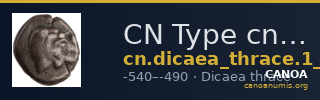 CN Type cn.dicaea_thrace.1_ed.7 — CANOA