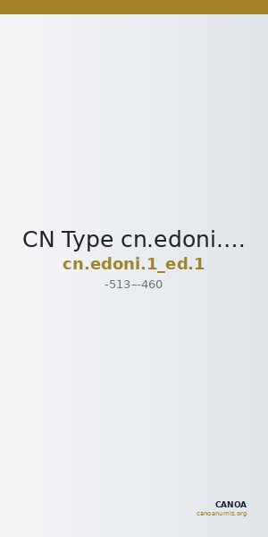 CN Type cn.edoni.1_ed.1 — CANOA