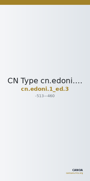CN Type cn.edoni.1_ed.3 — CANOA