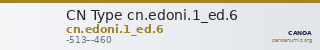 CN Type cn.edoni.1_ed.6 — CANOA