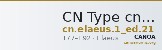CN Type cn.elaeus.1_ed.21 — CANOA
