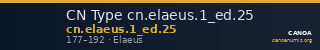 CN Type cn.elaeus.1_ed.25 — CANOA