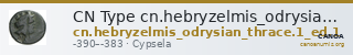 CN Type cn.hebryzelmis_odrysian_thrace.1_ed.1 — CANOA