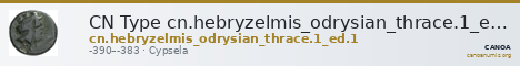 CN Type cn.hebryzelmis_odrysian_thrace.1_ed.1 — CANOA