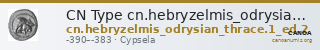 CN Type cn.hebryzelmis_odrysian_thrace.1_ed.2 — CANOA